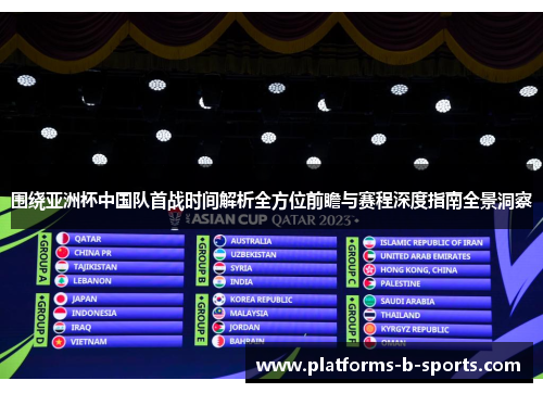围绕亚洲杯中国队首战时间解析全方位前瞻与赛程深度指南全景洞察